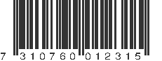 EAN 7310760012315