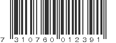 EAN 7310760012391