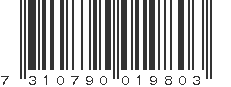 EAN 7310790019803