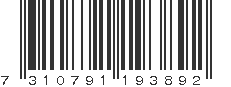 EAN 7310791193892