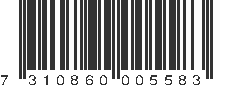 EAN 7310860005583