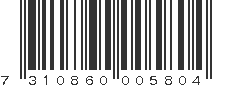 EAN 7310860005804