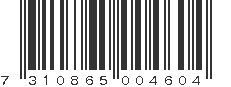 EAN 7310865004604