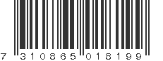 EAN 7310865018199