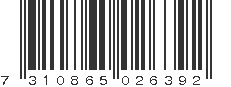 EAN 7310865026392