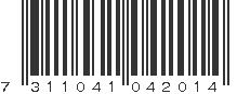 EAN 7311041042014