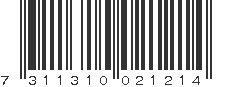 EAN 7311310021214