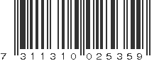 EAN 7311310025359