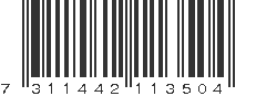 EAN 7311442113504
