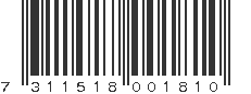 EAN 7311518001810