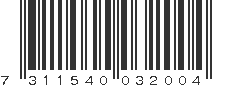 EAN 7311540032004