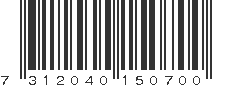 EAN 7312040150700