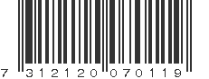 EAN 7312120070119