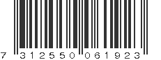 EAN 7312550061923
