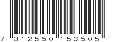 EAN 7312550153505