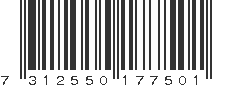 EAN 7312550177501