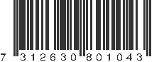 EAN 7312630801043