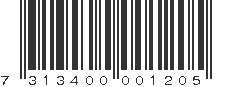 EAN 7313400001205