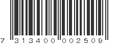 EAN 7313400002509