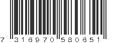 EAN 7316970580651