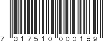 EAN 7317510000189