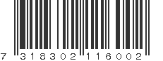 EAN 7318302116002