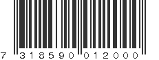 EAN 7318590012000