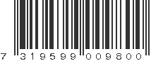 EAN 7319599009800