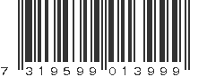 EAN 7319599013999