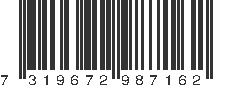 EAN 7319672987162