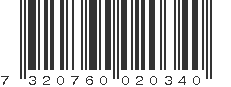EAN 7320760020340