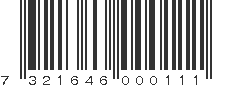 EAN 7321646000111