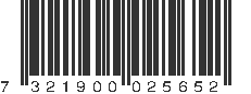 EAN 7321900025652