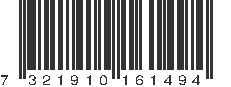 EAN 7321910161494