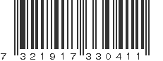 EAN 7321917330411