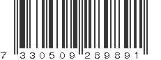 EAN 7330509289891