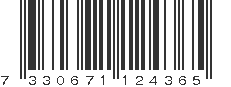 EAN 7330671124365