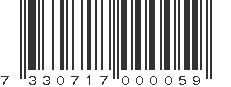 EAN 7330717000059