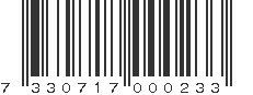 EAN 7330717000233