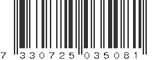 EAN 7330725035081