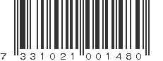EAN 7331021001480