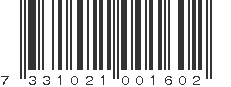 EAN 7331021001602