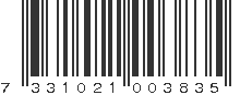 EAN 7331021003835