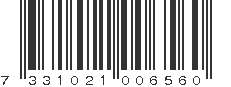 EAN 7331021006560