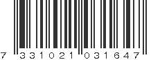 EAN 7331021031647