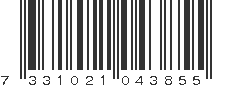 EAN 7331021043855