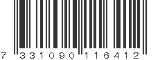 EAN 7331090116412