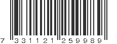 EAN 7331121259989