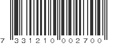 EAN 7331210002700