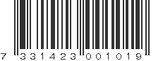 EAN 7331423001019